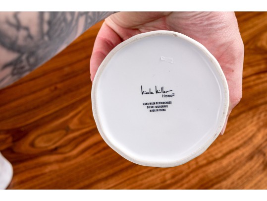 Crate & Barrel Cake Plate And Nicole Miller Sugars And Creamers