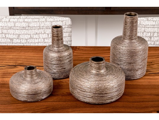 Studio|A By Global Views Metallic Bottle Vases