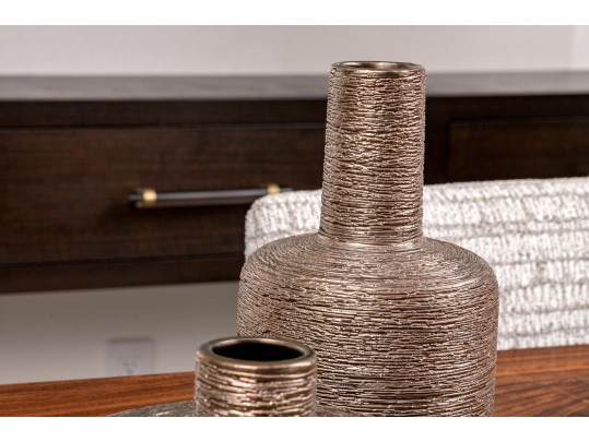 Studio|A By Global Views Metallic Bottle Vases