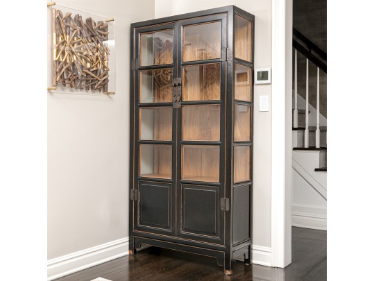 Excellent Chinoiserie Curio Cabinet #2