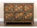Elaborately Hand-painted Tibetan Cabinet
