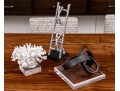 Trio Of Sculptural Tabletop Decor