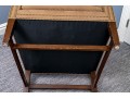 Handsome Suede Wingback Chair