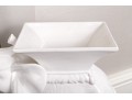 Z Gallerie White Ceramic Elephant Planter