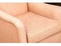 Pink Upholstered Club Chair, Likely Rose Tarlow 