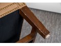Handsome Suede Wingback Chair