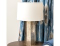 Chic Faux Mercury Glass Octagonal Table Lamp