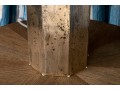 Chic Faux Mercury Glass Octagonal Table Lamp