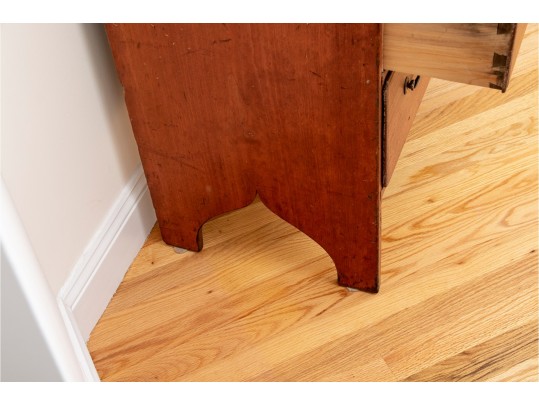 18th Century Chippendale New England Pine Blanket Chest 