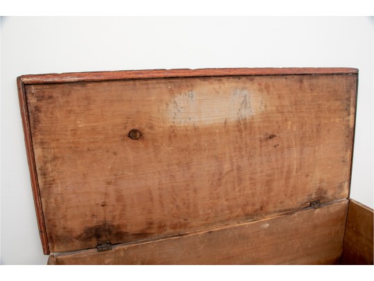 18th Century Chippendale New England Pine Blanket Chest 