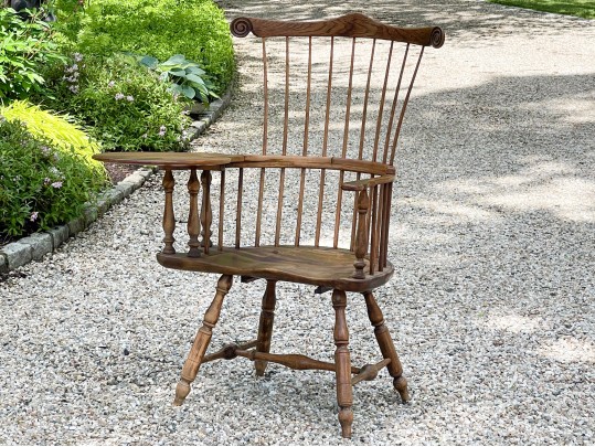 Antique Carved Windsor Chair 