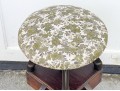 Vintage Upholstered Mahogany Piano Stool 