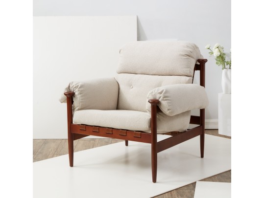 Blakeson Wood Frame Accent Chair