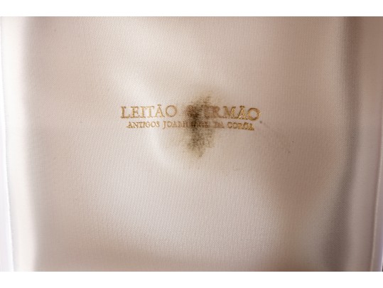 Leitao & Irmao Vintage Glass & Sterling Silver Inwell & Accessories 