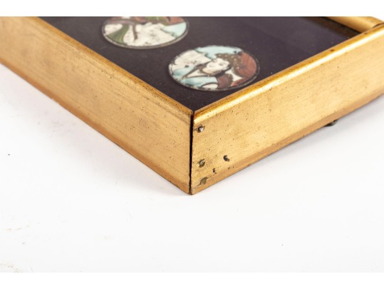 Hand-painted Miniature Royal Portraits, India, 19th Century