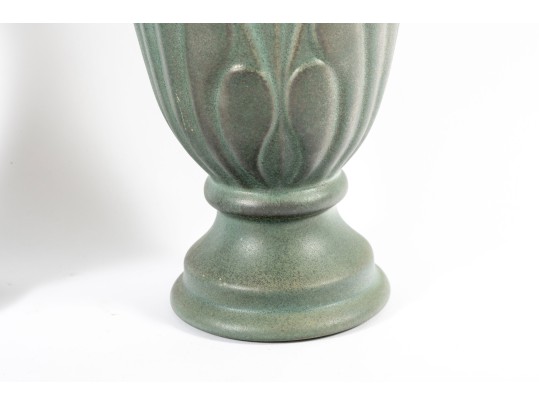 Royal Haeger Floral 1999 Petal Vases In Green