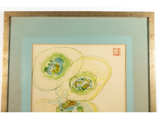 Jean Olds (American, 1917 – 2001) Untitled Floral Watercolor Painting