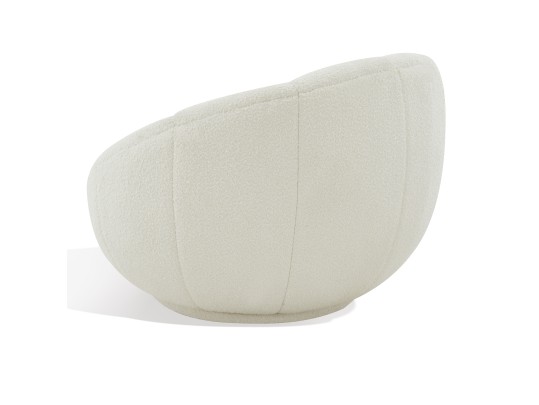Evarose Boucle Swivel Chair
