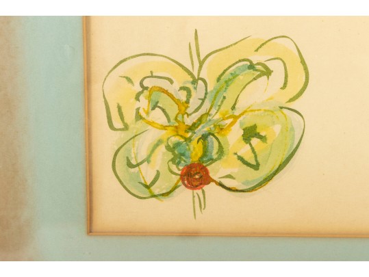 Jean Olds (American, 1917 – 2001) Untitled Floral Watercolor Painting