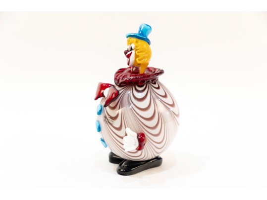 MURANO Glass Clown By Vetreria Pitau — Made In Venice, Italy