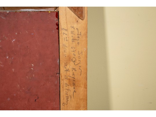 R. Pollmen Oil On Board Landscape Painting