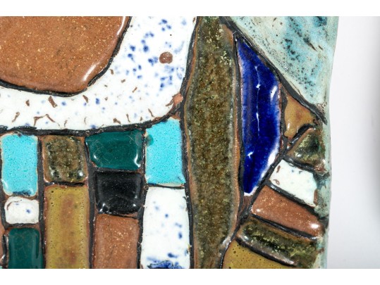 Harris G. Strong (American, 1920-2006) Ceramic Harlequin Wall Sculptures