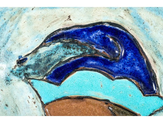 Harris G. Strong (American, 1920-2006) Ceramic Harlequin Wall Sculptures