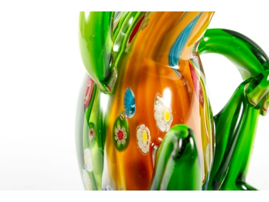 Ann Primrose Murano Collection Millefiori Glass Frog
