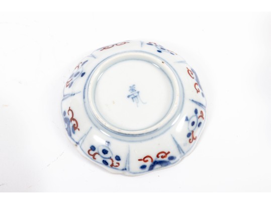 Mixed Antique Imari-Ware Fluted Chargers & Butter Pats