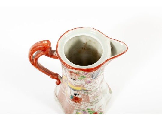 Vintage Japanese Hand-Painted Geishaware Chocolate Pot 