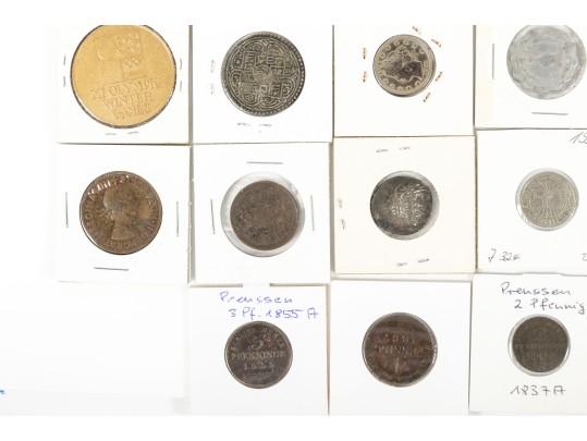 Lot Of Miscellaneous Coins & Tokens