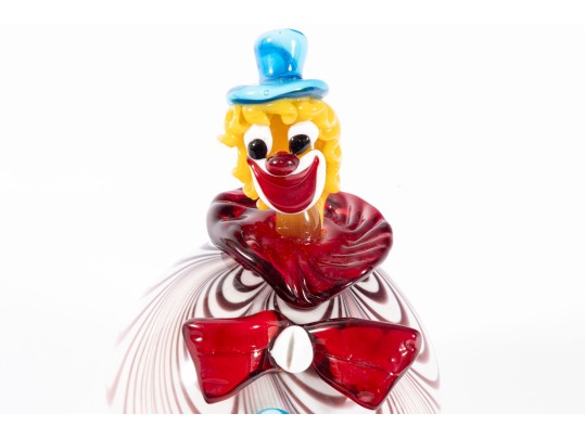 MURANO Glass Clown By Vetreria Pitau — Made In Venice, Italy