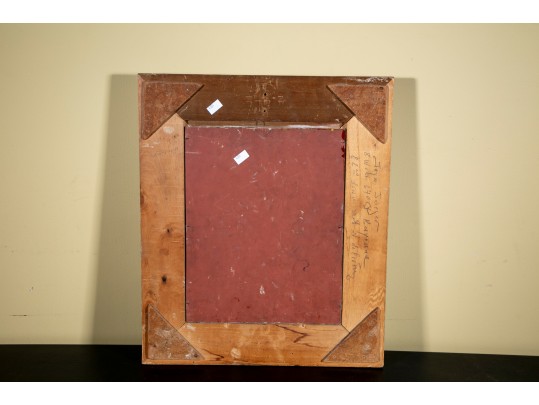 R. Pollmen Oil On Board Landscape Painting