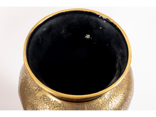 Pair Of 1930's Paden City Gold Encrusted 