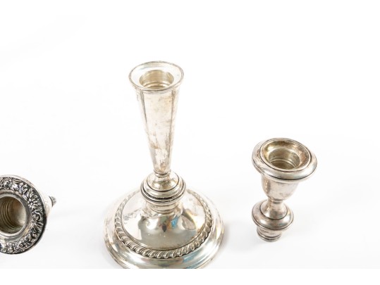 Pair Of Gorham Antique US Sterling Silver Candelabras