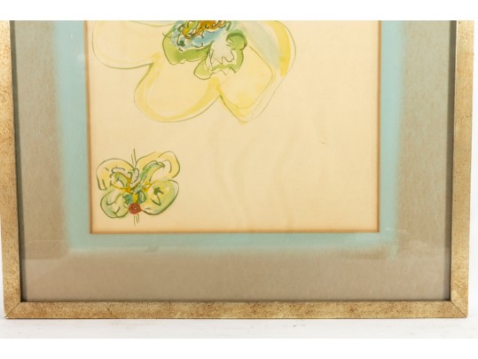 Jean Olds (American, 1917 – 2001) Untitled Floral Watercolor Painting