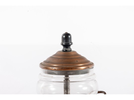 Joseph Heinrichs Antique Copper & Glass Coffee Maker