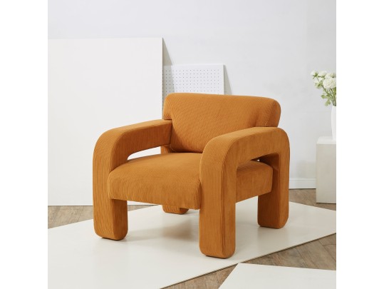 Petey Corduroy Accent Chair