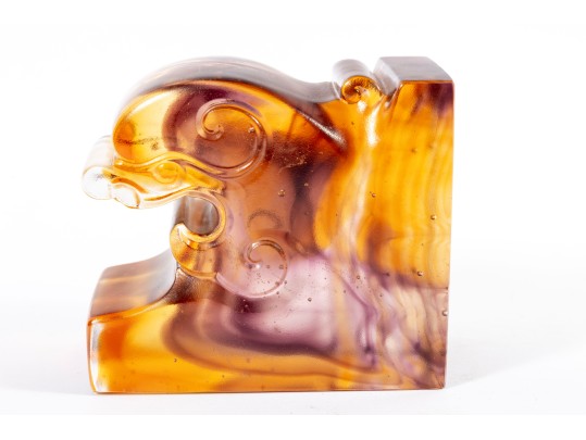 Liuligongfang Glass Studio Bookend