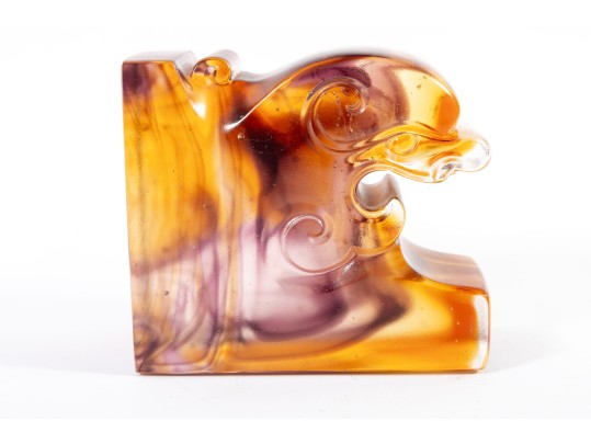 Liuligongfang Glass Studio Bookend