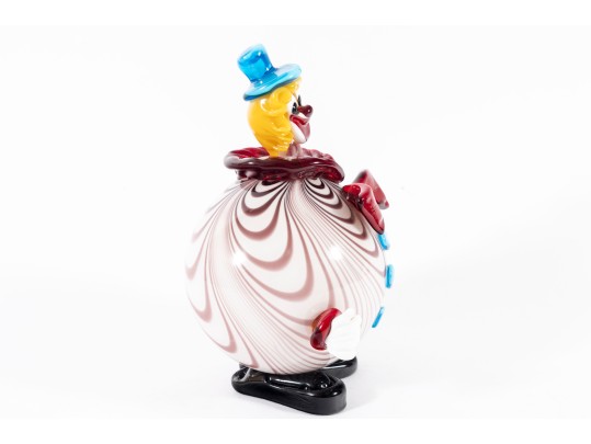 MURANO Glass Clown By Vetreria Pitau — Made In Venice, Italy