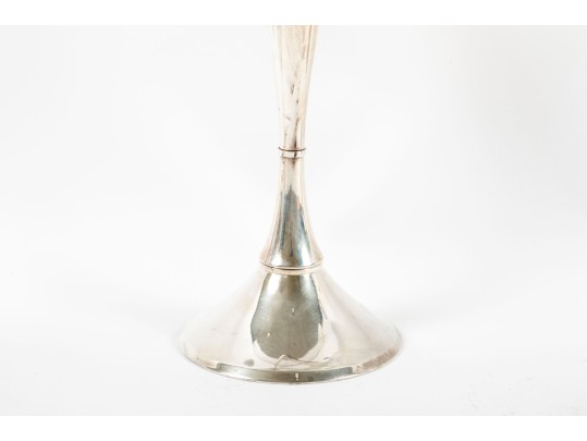 Pair Of International Weighted Sterling Silver Candelabras