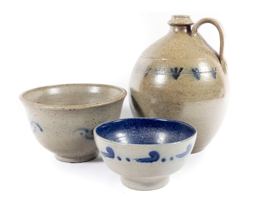 Jugtownware Salt Glazed Pottery Items