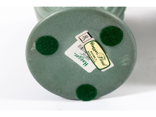 Royal Haeger Floral 1999 Petal Vases In Green