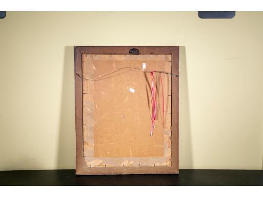 Vintage Signed Oil On Canvas Floral Still Life Painting