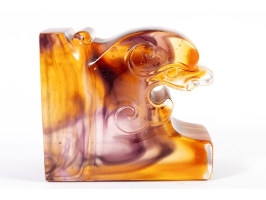 Liuligongfang Glass Studio Bookend