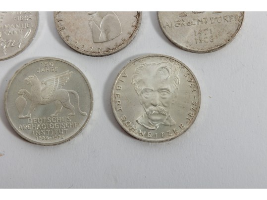 Germany Proof Silver 5 MK German Coins (15 Count)