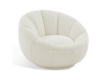 Evarose Boucle Swivel Chair
