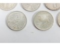 Germany Proof Silver 5 MK German Coins (15 Count)