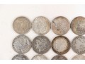 Fifteen Morgan Silver Dollars (1881 - 1901)